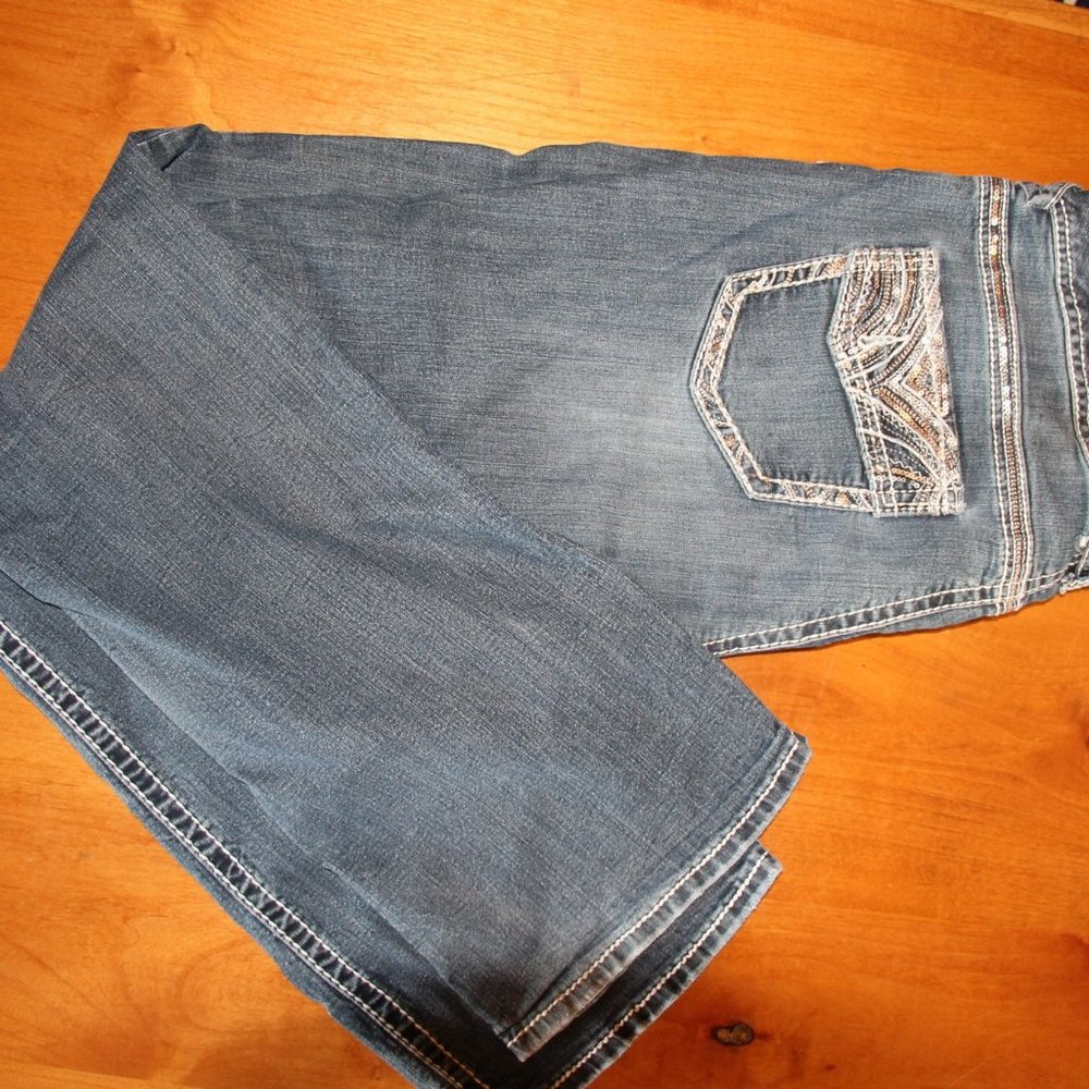 Maurices Pocket Detail Boot Cut Jeans